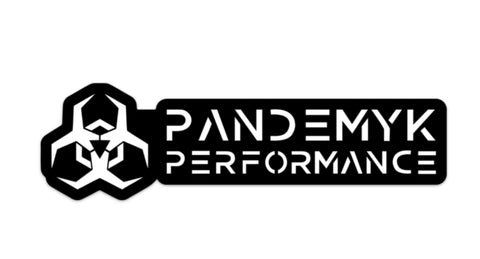 Pandemyk Performance Black White Decal Die-Cut Sticker