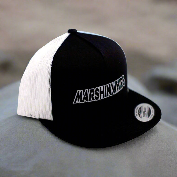 Marshin Whips Signature Flat Bill Snapback Hat | Premium Off-Road Headwear