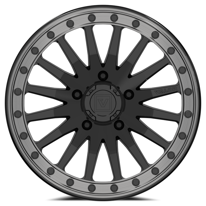 V06 BEADLOCK 15X8 +40 5X114.3 GLOSS BLACK