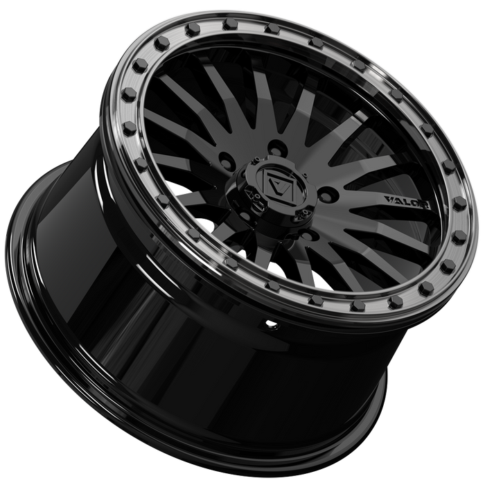 V06 BEADLOCK 15X8 +40 5X114.3 GLOSS BLACK