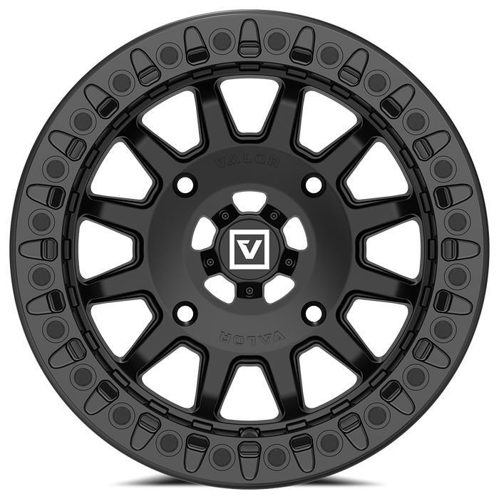 V09 BEADLOCK 15X7 +40 4X137 SATIN BLACK