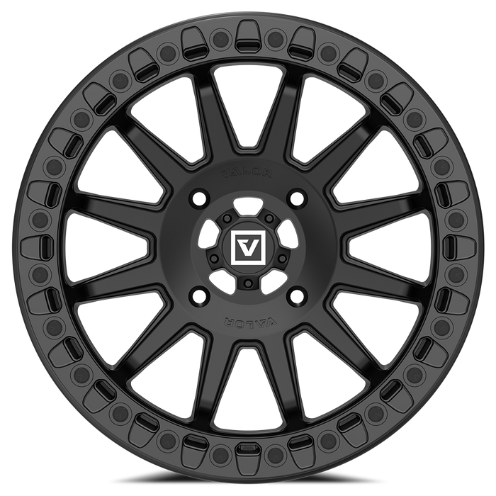 V09 BEADLOCK 17X8 +40 4X156 SATIN BLACK