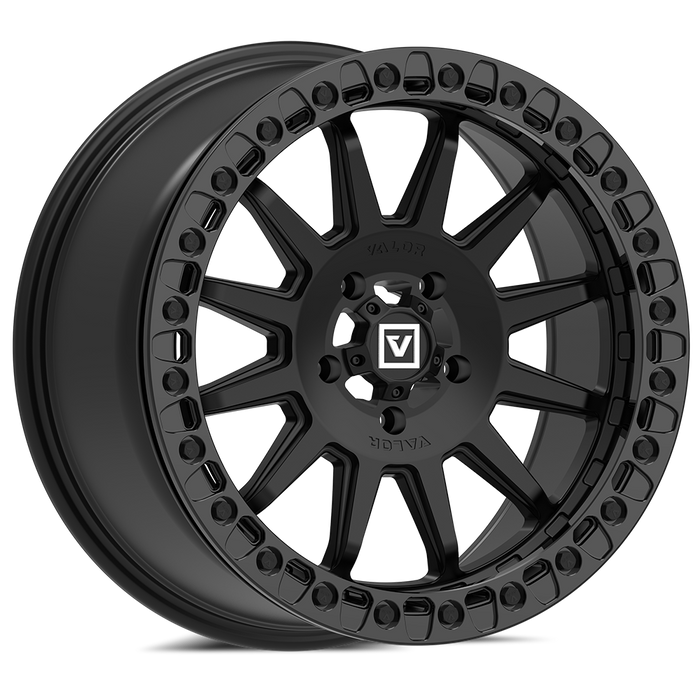 V09 BEADLOCK 17X8 +40 5X114.3 SATIN BLACK