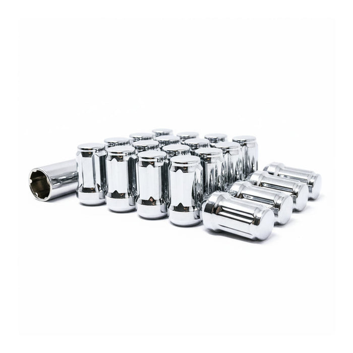 12X1.25 SPLINE 4/5 LUG KIT 1.38" CHROME
