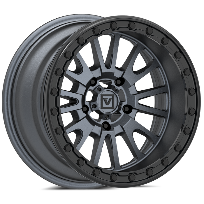 V16 BEADLOCK 15X8 -12MM 5X114.3 SATIN GUNMETAL