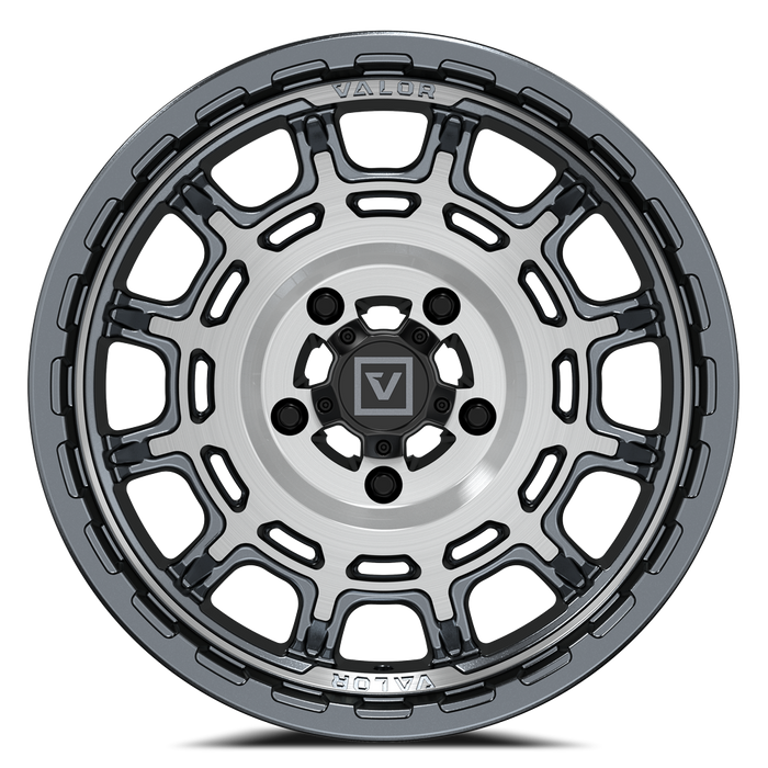 V17 15X8 +10MM 5X114.3 BRUSHED GUNMETAL