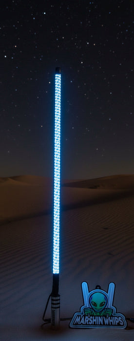 V3 Black Out LED Single Whip | Hex Magnetic Base UTV Light