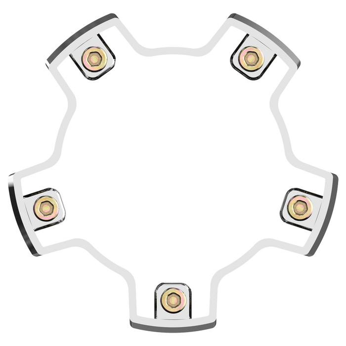 VCAP2 CAP RISER CHROME - ABS