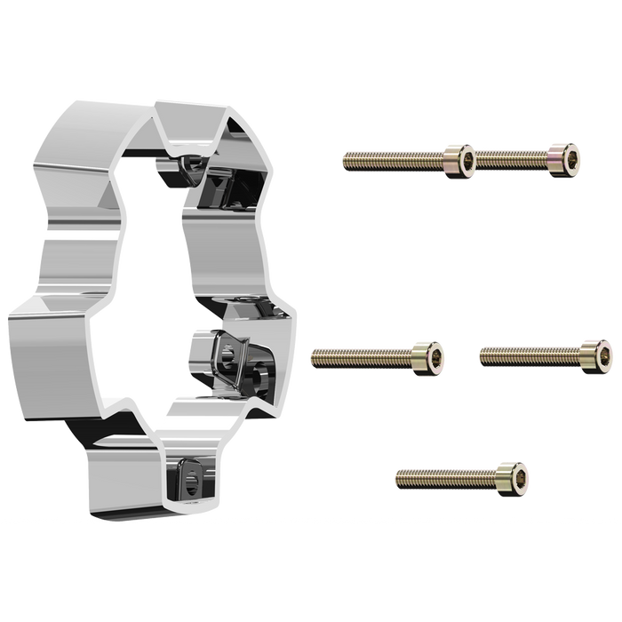 VCAP2 CAP RISER CHROME - ABS