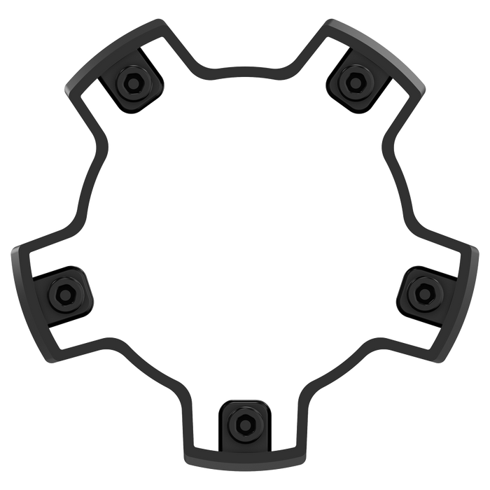VCAP2 CAP RISER SATIN BLACK - ABS