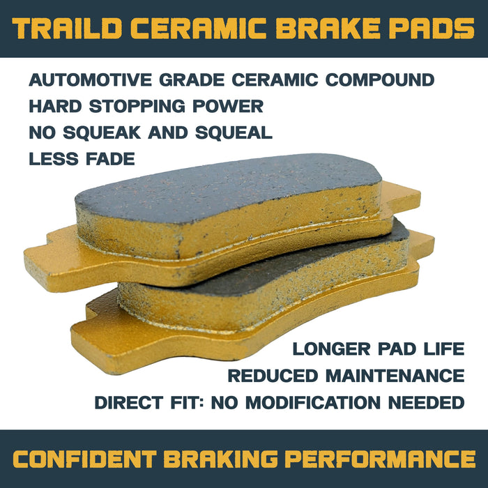 Honda VFR800 Interceptor 1998-2005 Ceramic Brake Pad Set