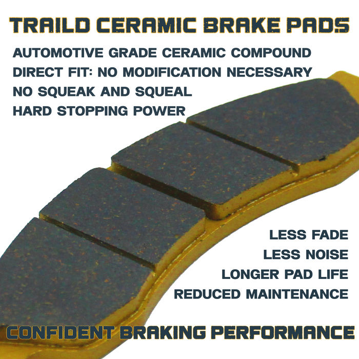 Indian Pursuit Ceramic Brake Pads 2022-2026 | Front & Rear Set