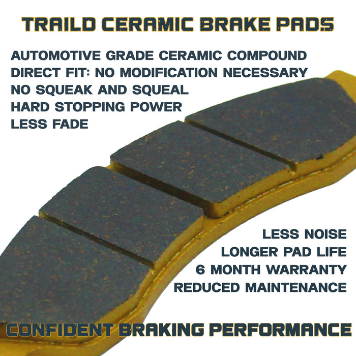 Kymco MXU 450i/550i/700i 2012-2021 Ceramic Brake Pad Set