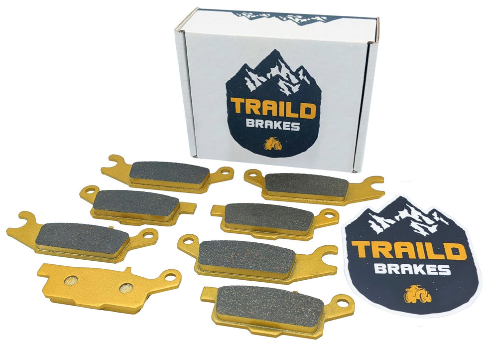 Yamaha Grizzly 700/550 2007-2026 Ceramic Brake Pad Set