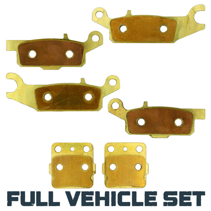 Yamaha Raptor 250 2008-2013 Brass Brake Pad Set