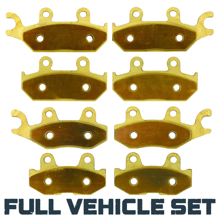 Yamaha Wolverine 700/850/1000 2016-2026 Brass Brake Pad Set