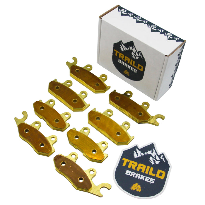 Yamaha Wolverine 700/850/1000 2016-2026 Brass Brake Pad Set