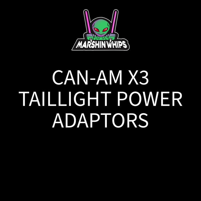 Marshin Whips Can-Am X3 Taillight Power Adaptor | Plug and Play