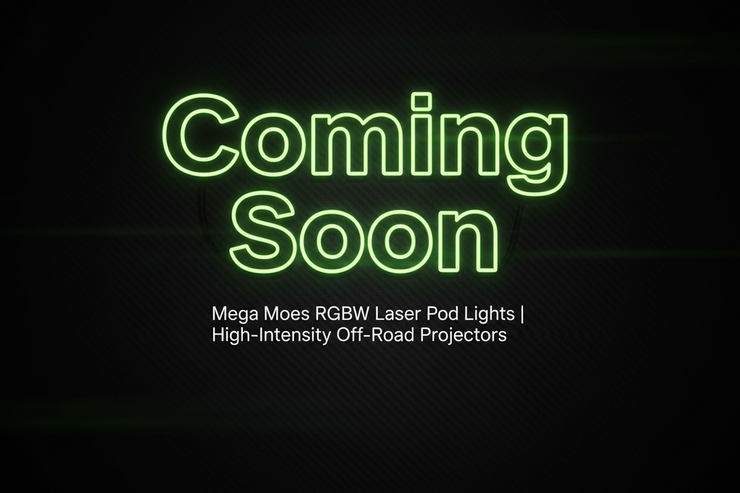 Mega Moes RGBW Laser Pod Lights | High-Intensity Off-Road Projectors