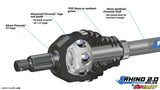 RHINO 2.0 CAN-AM MAVERICK X3 HEAVY-DUTY AXLE