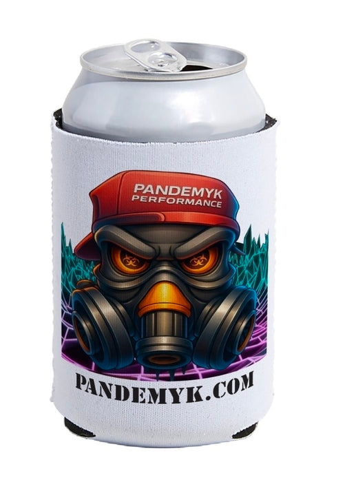 Pandemyk Gas Mask Logo Drink Koozie Holder