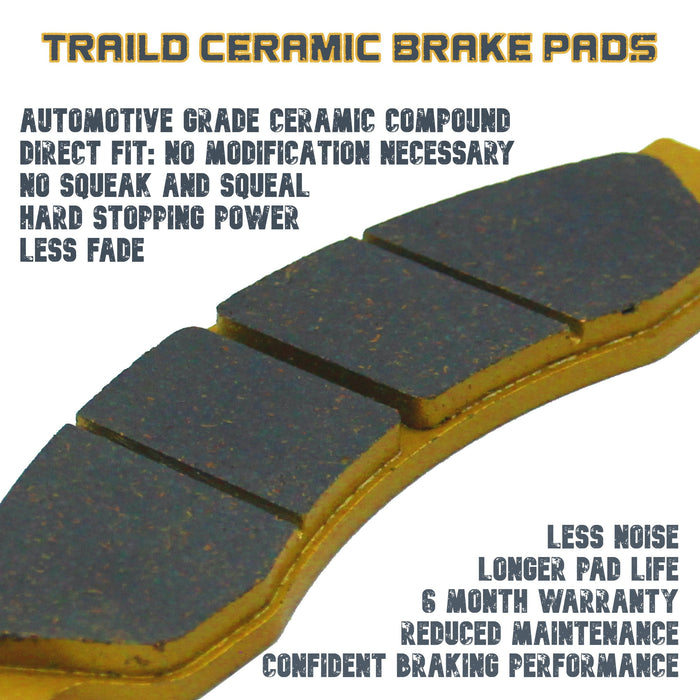 Harley-Davidson V-Rod 2002-2005 Ceramic Brake Pad Set