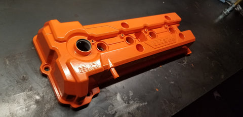 2022 RZR Pro R Custom Valvecover - Pandemyk Powdercoated Orange