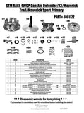 STM RAGE 4WCP Can-Am Defender/X3/Maverick Trail/Maverick Sport Primary