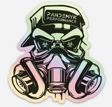 Pandemyk Die-Cut Turbo Gas Mask Sticker Decal