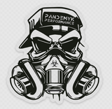 Pandemyk Die-Cut Turbo Gas Mask Sticker Decal