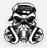 Pandemyk Die-Cut Turbo Gas Mask Sticker Decal